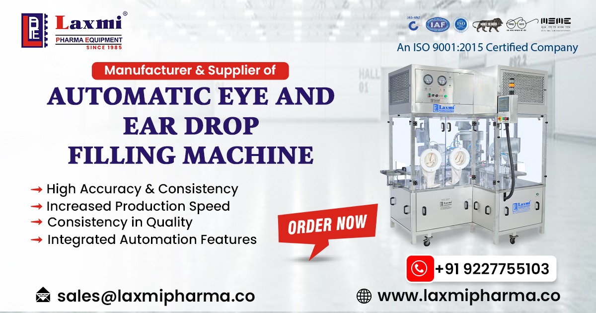 Automatic Eye and Ear Drop Filling Machine in Netherlands