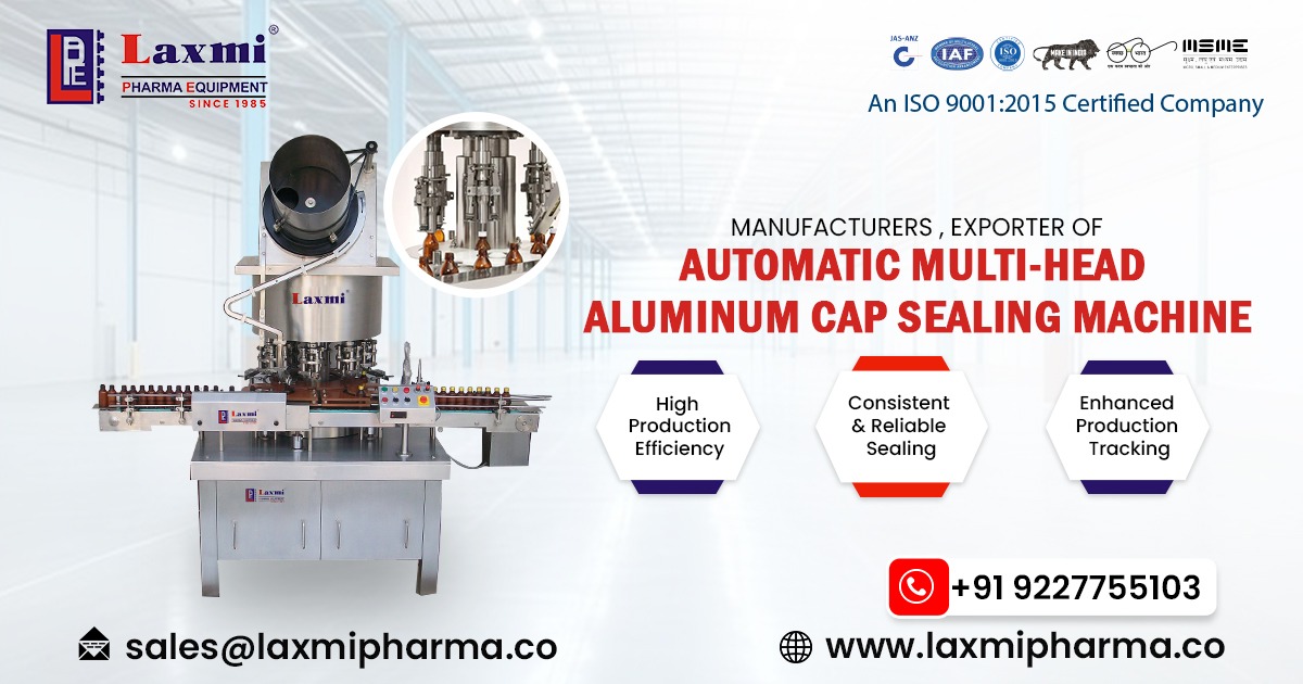 Automatic Multi-Head Aluminum Cap Sealing Machine in Netherlands