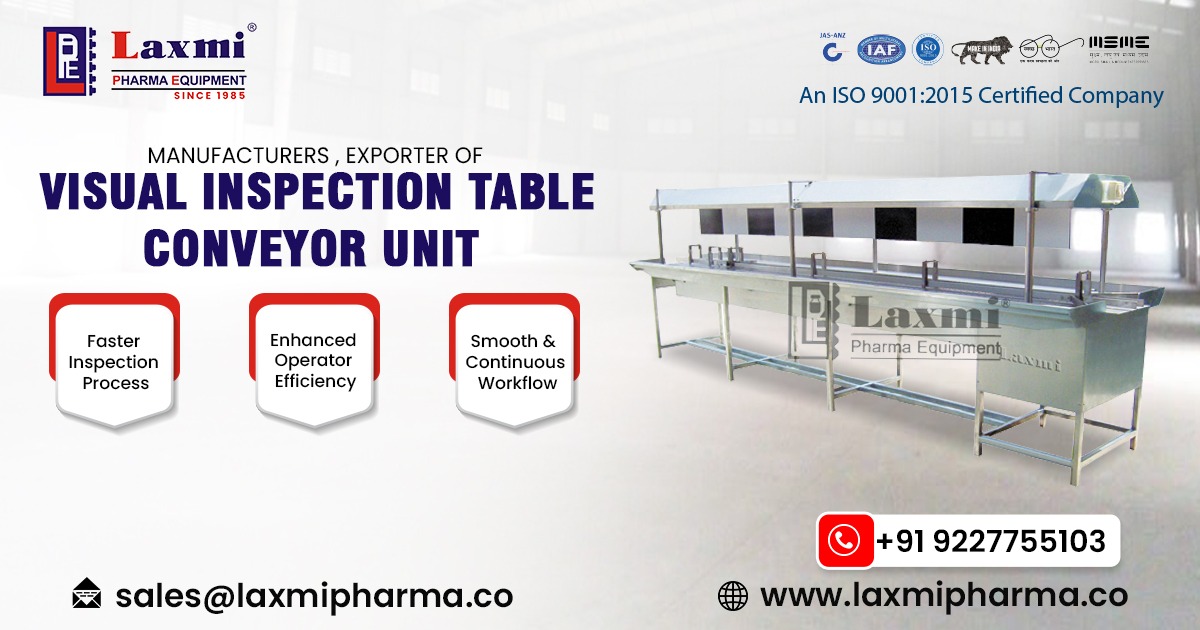 Visual Inspection Table Conveyor Unit in Thailand