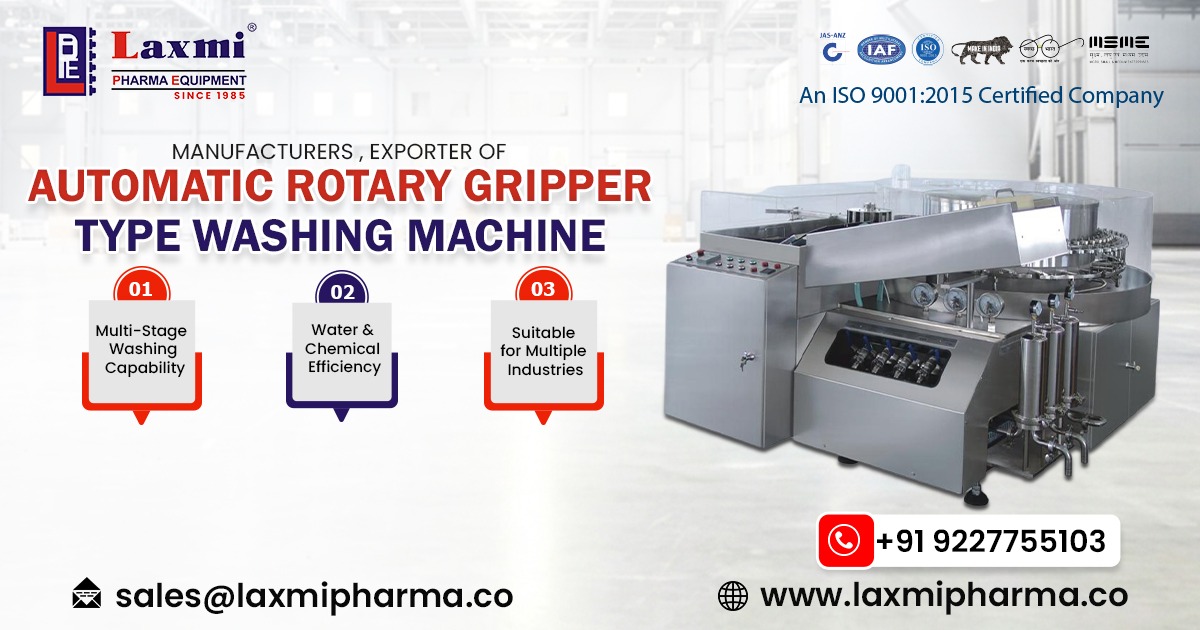 Automatic Rotary Gripper Type Washing Machine in Netherlands