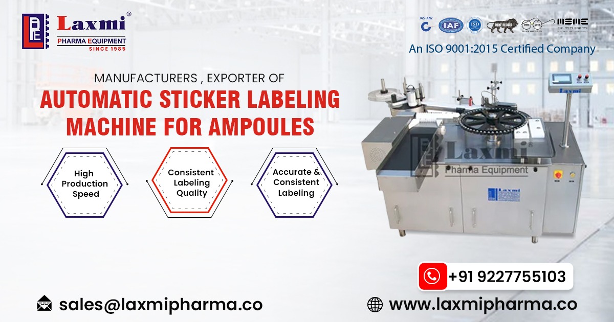 Automatic Ampoules Sticker Labeling Machine in Mozambique