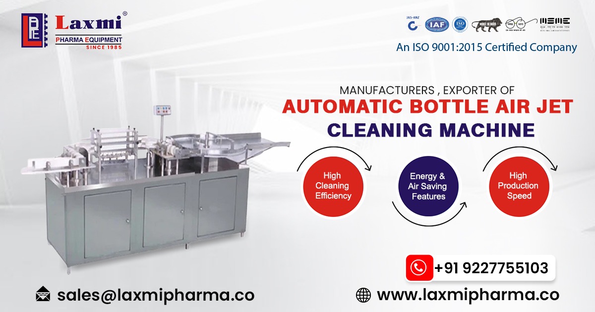 Automatic Bottle Air Jet Cleaning Machine in Netherlands