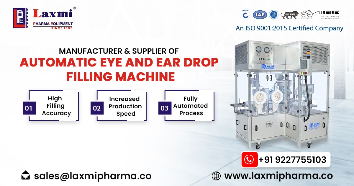 Automatic Eye and Ear Drop Filling Machine in Mozambique