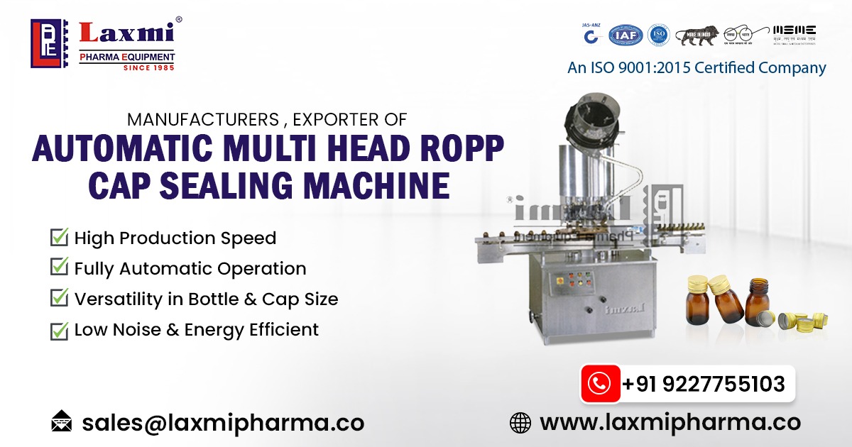 Automatic Multi Head ROPP Cap Sealing Machine in Syria