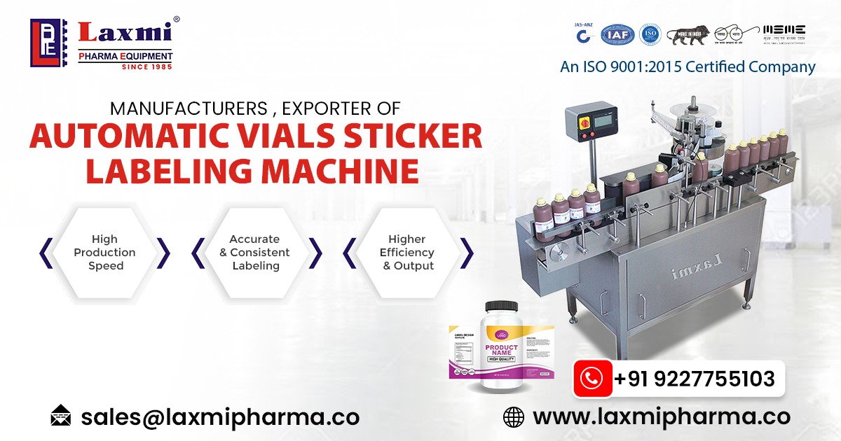 Automatic Vial Sticker Labeling Machine in Netherlands