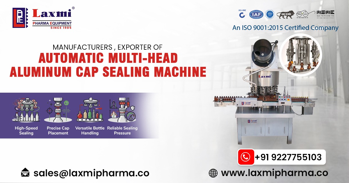Automatic Multi-Head Aluminum Cap Sealing Machine in Gambia