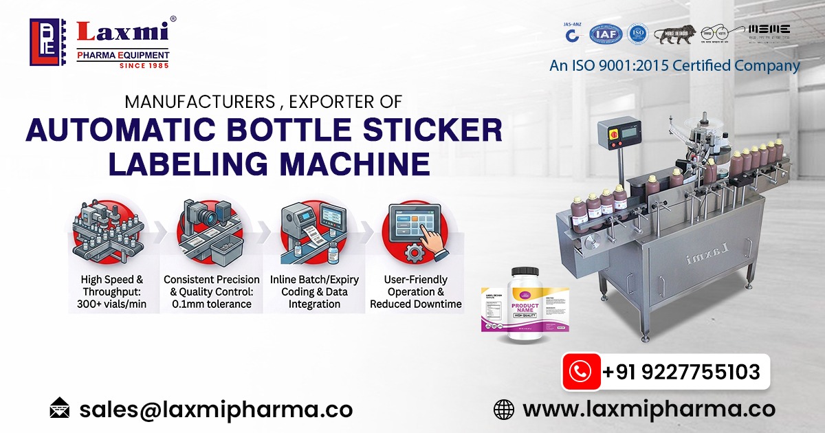 Automatic Bottle Sticker Labeling Machine in Poland