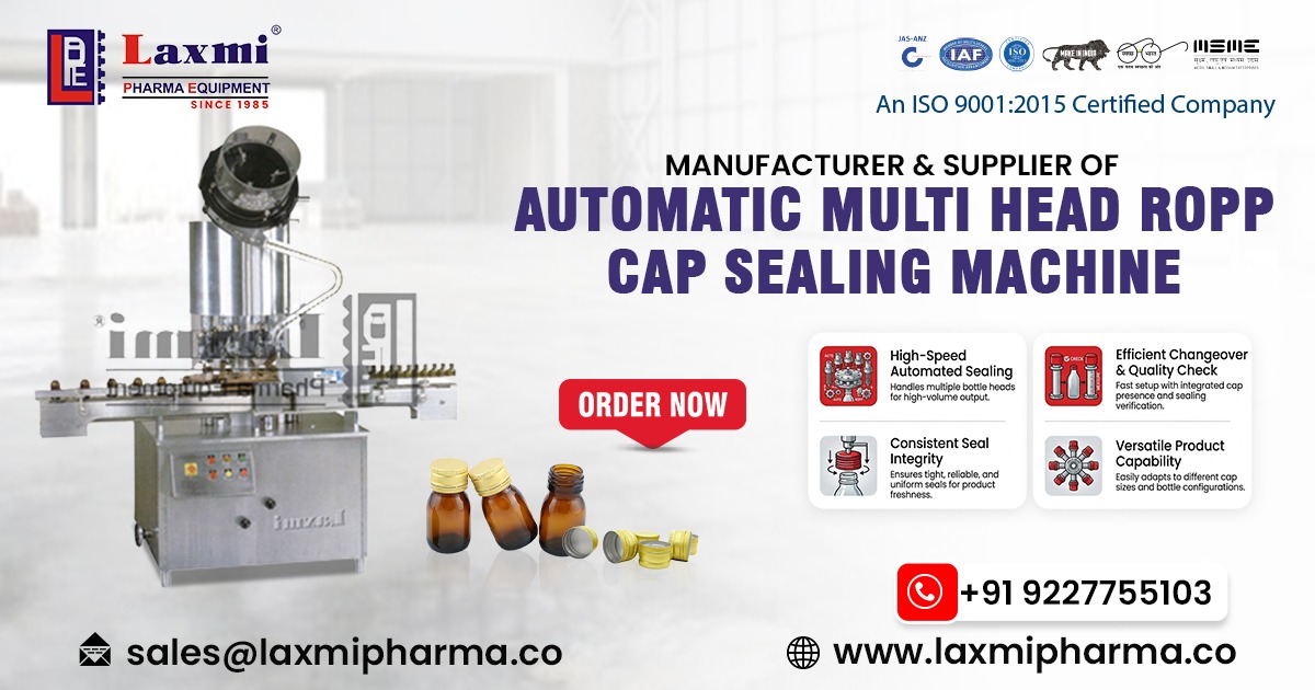 Automatic Multi Head ROPP Cap Sealing Machine in Mozambique