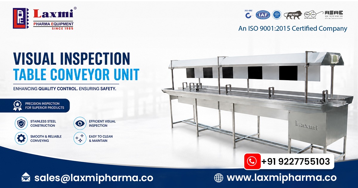 Visual Inspection Table Conveyor Unit in Mozambique