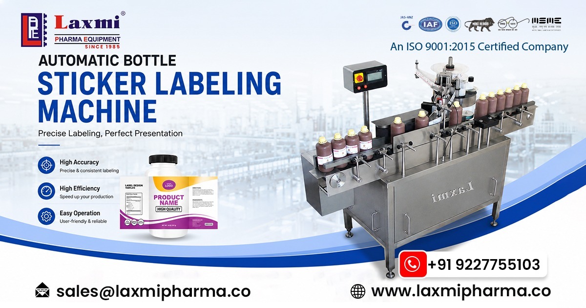 Automatic Bottle Sticker Labeling Machine in Sweden