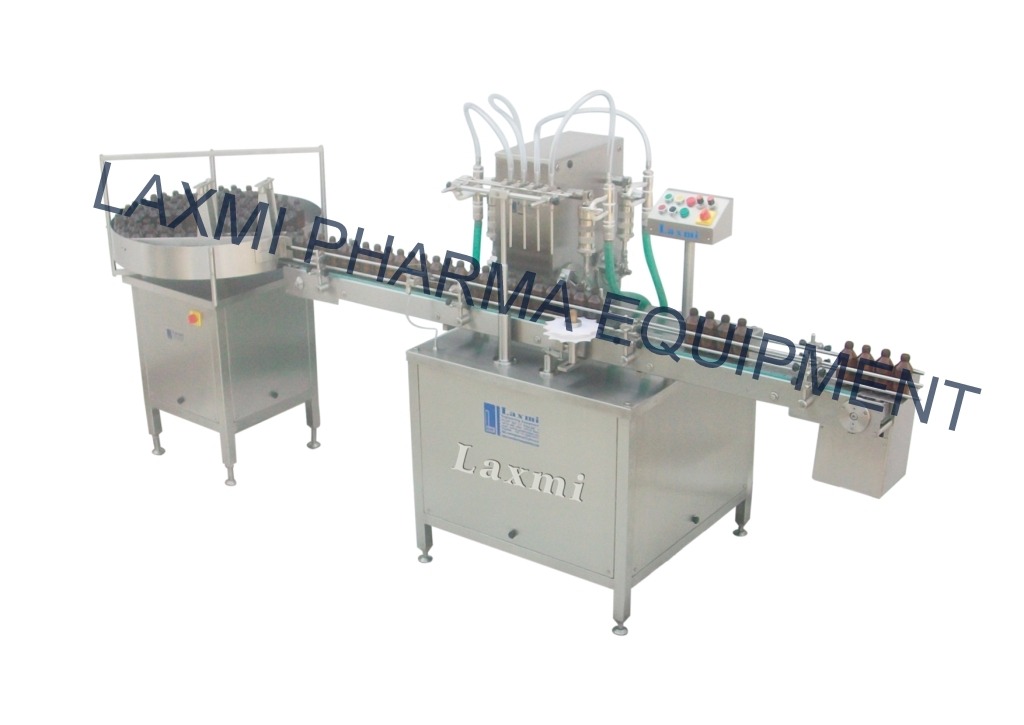 Automatic 4 Head Volumetric Bottle Liquid Filling Machine