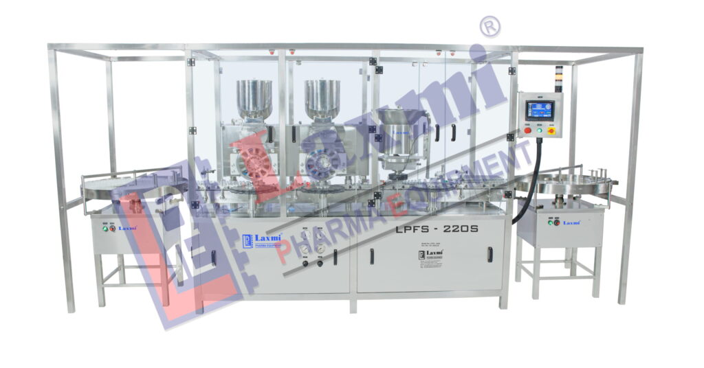 Automatic Double Head Dry Powder Line (Filling to Labeling) (1)