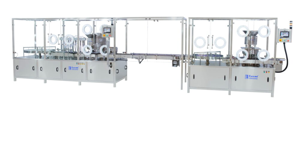 Multi Head Servo Type Filling Stoppering and Sealing Machine (1)