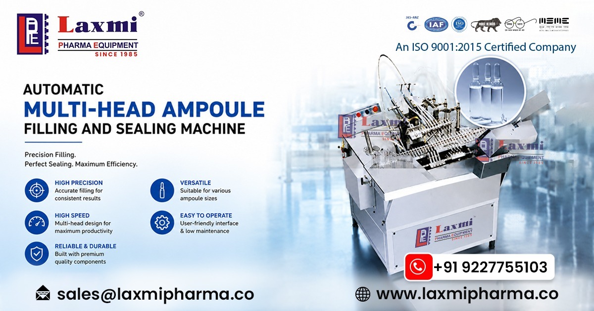 Automatic Multi-Head Ampoule Filling and Sealing Machine in Mozambique