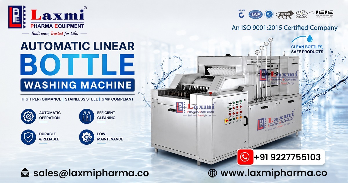 Automatic Linear Bottle Washing Machine in Cameroon