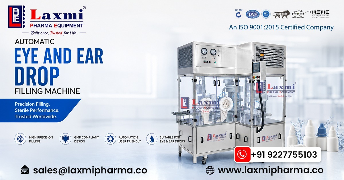 Automatic Eye and Ear Drop Filling Machine in Mauritius