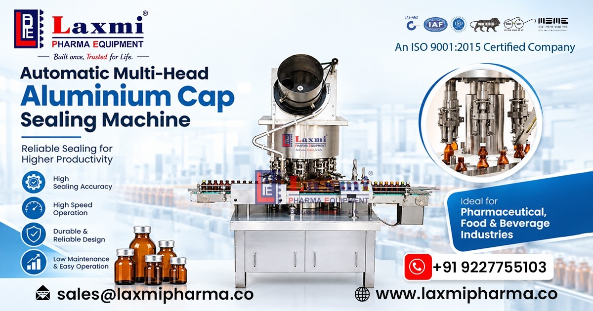 Automatic Multi-Head Aluminium Cap Sealing Machine in Mauritius
