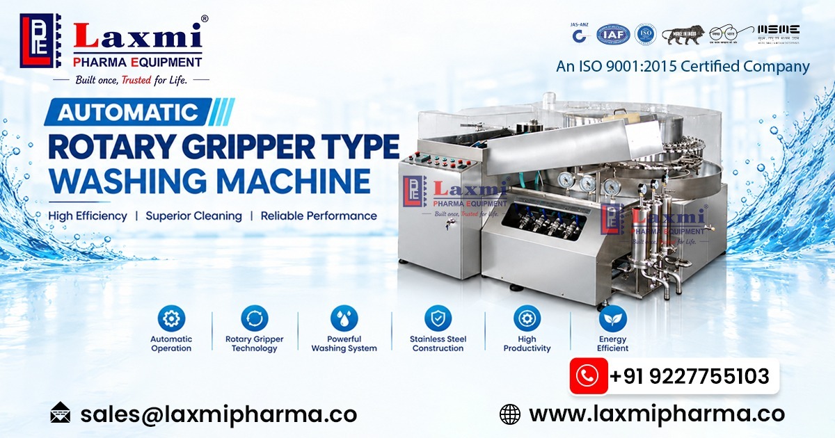 Automatic Rotary Gripper Type Washing Machine in Mauritius