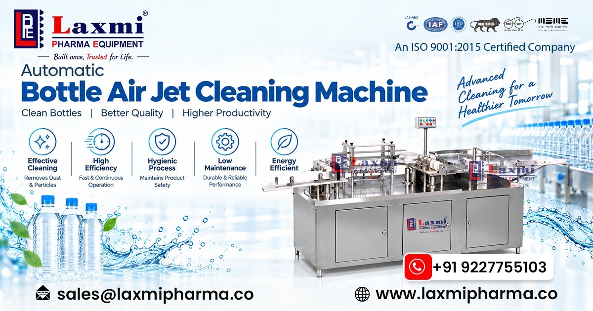Automatic Bottle Air Jet Cleaning Machine in Qatar