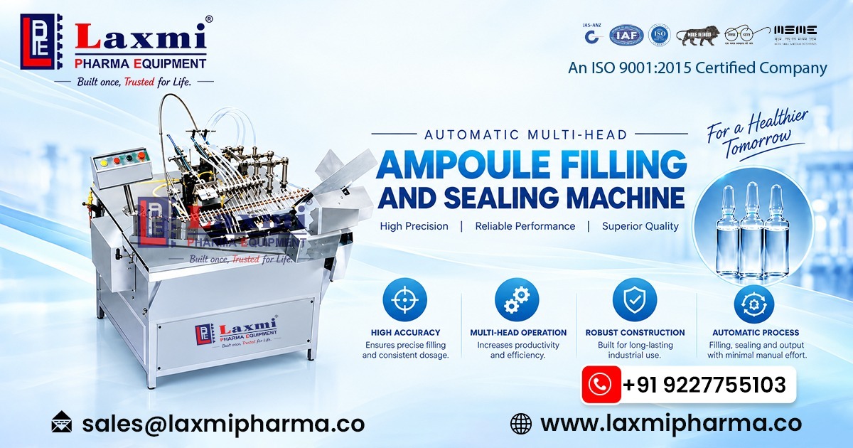 Automatic Multi-Head Ampoule Filling and Sealing Machine in Ethiopia